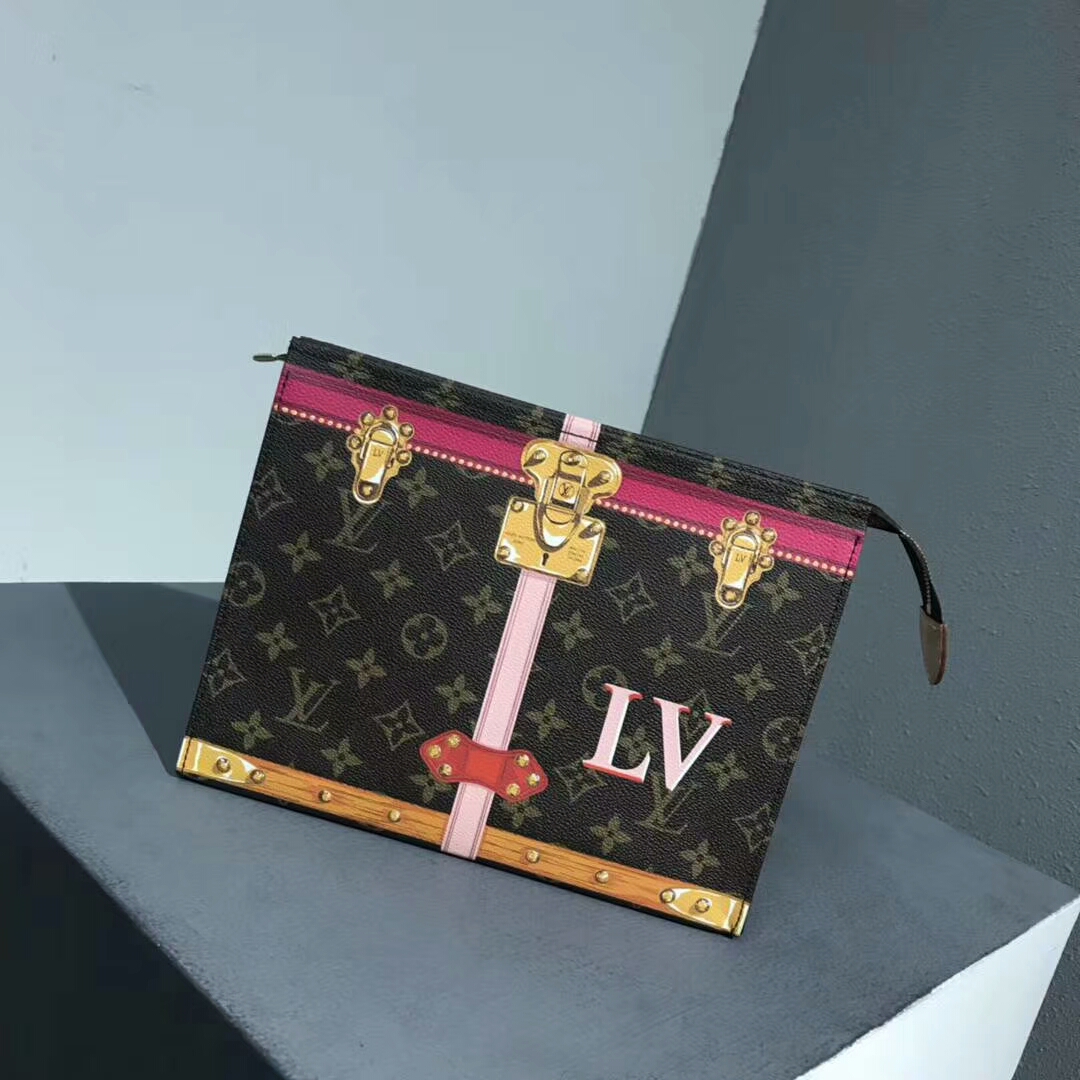 路易威登包包 LV2018春夏新款手包41807 经典带着少女风 卡通手绘风格