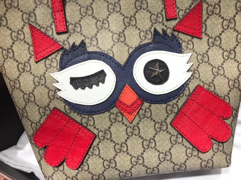 Gucci最萌的mini卡通购物袋 477488 红色 撩翻你的少女，风靡时尚 21×20×10cm